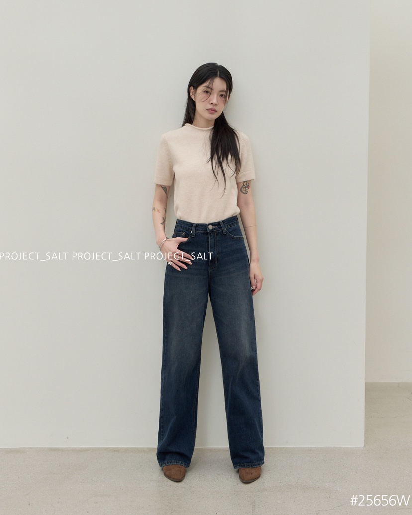 PROJECT SALT韓國直郵㊣女士新品職業牛仔褲PROJECTSALT牛仔褲