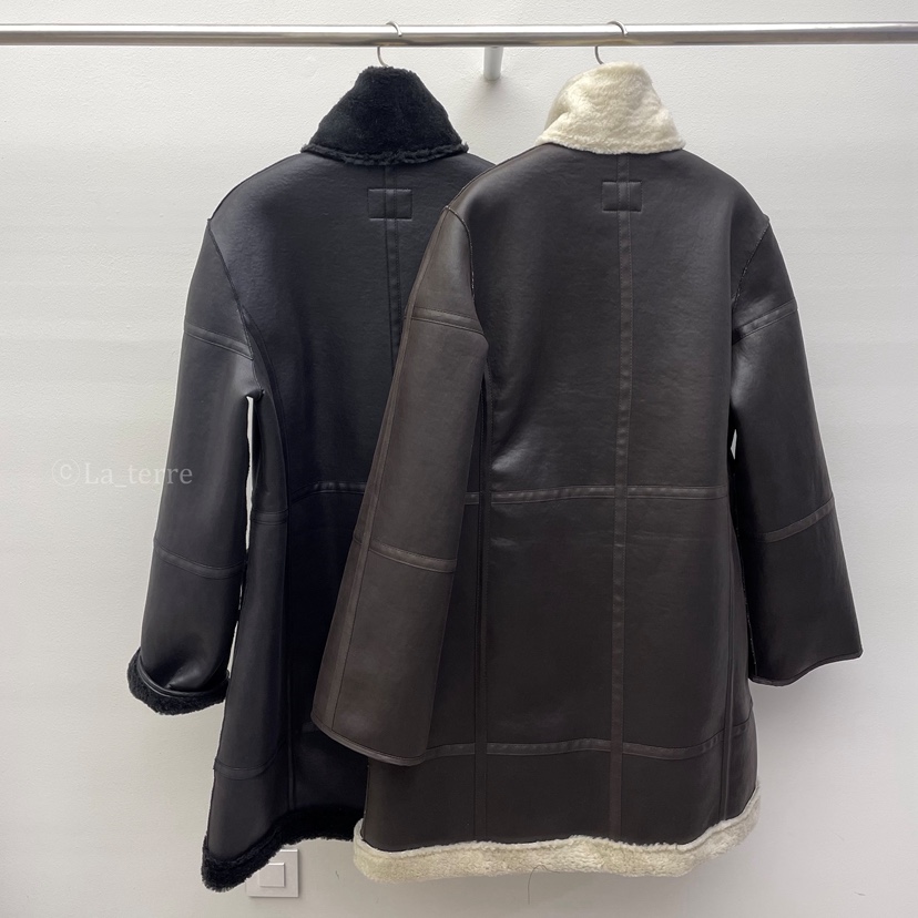 MILUI韓國代購㊣女士新款休閑時尚人氣25秋冬熱賣中長款大衣MILUI中長款大衣