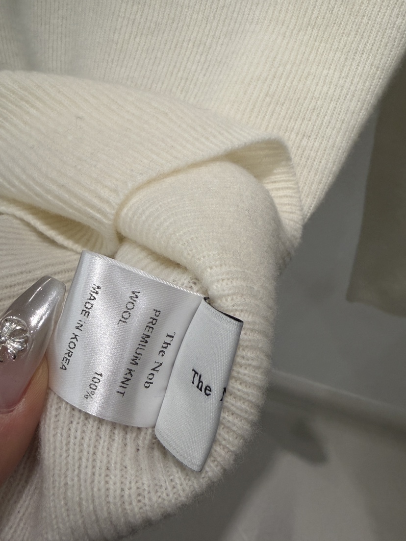 NOB韓國代購㊣女士新款推薦休閑25秋冬職業人氣時尚熱賣針織衫NOB針織衫