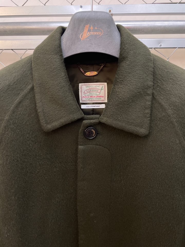 MILUI東大門㊣直郵女裝新品熱賣職業推薦25秋冬中長款大衣含腰帶MILUI中長款大衣