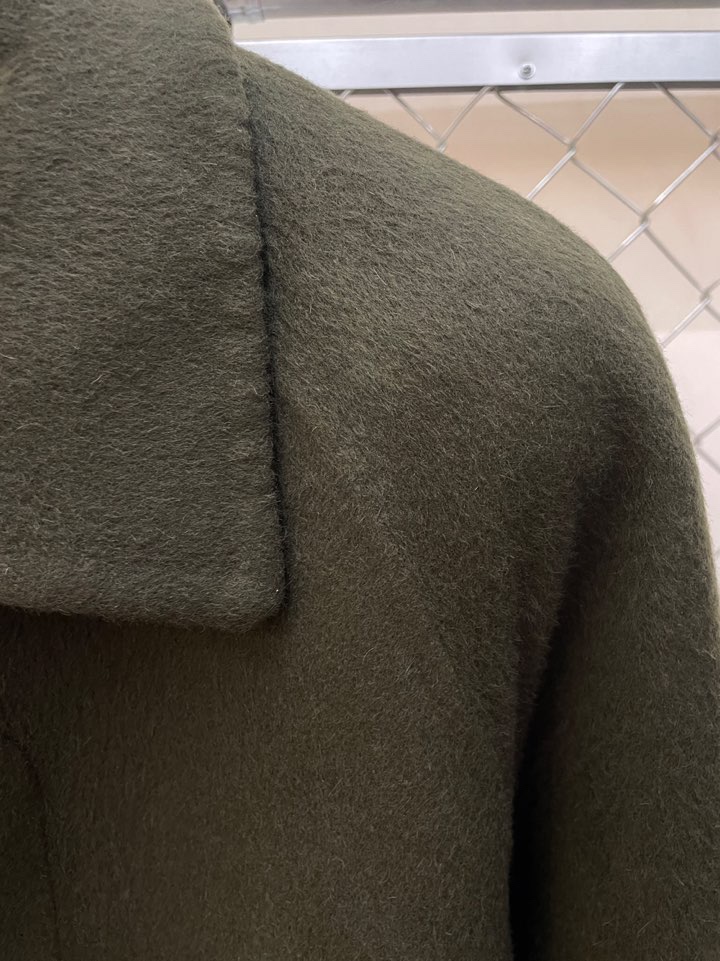 MILUI東大門㊣直郵女裝新品熱賣職業推薦25秋冬中長款大衣含腰帶MILUI中長款大衣