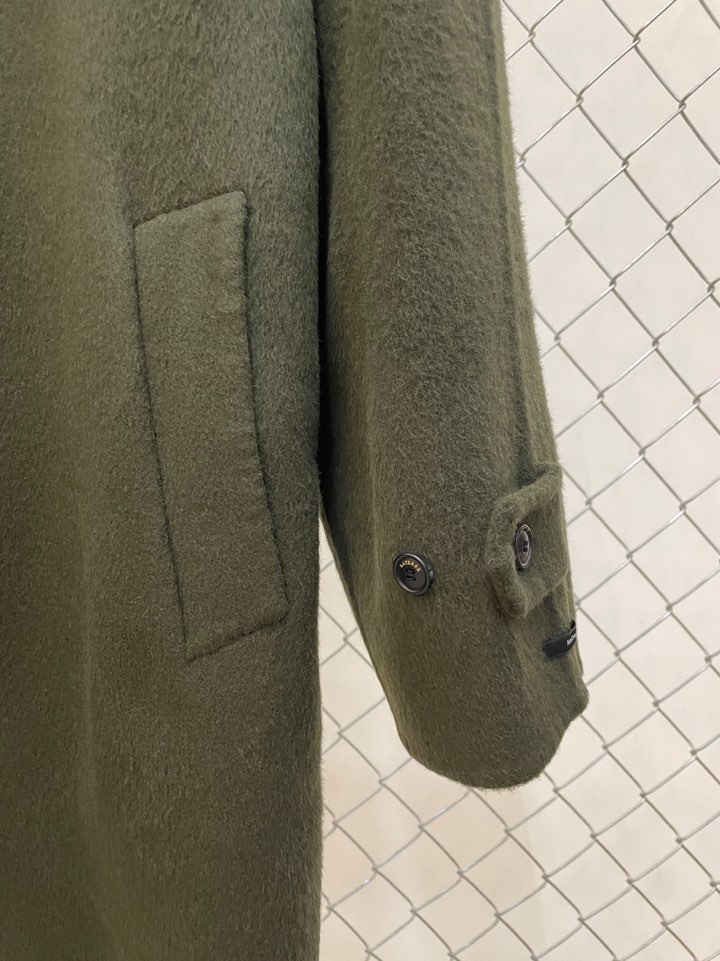 MILUI東大門㊣直郵女裝新品熱賣職業推薦25秋冬中長款大衣含腰帶MILUI中長款大衣