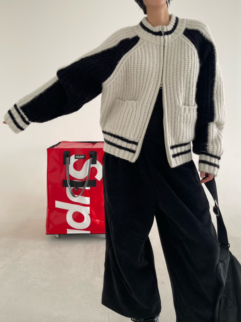 REIZ韓國代購㊣女裝新款時尚熱賣25秋冬推薦人氣休閑毛衣羊駝REIZ毛衣