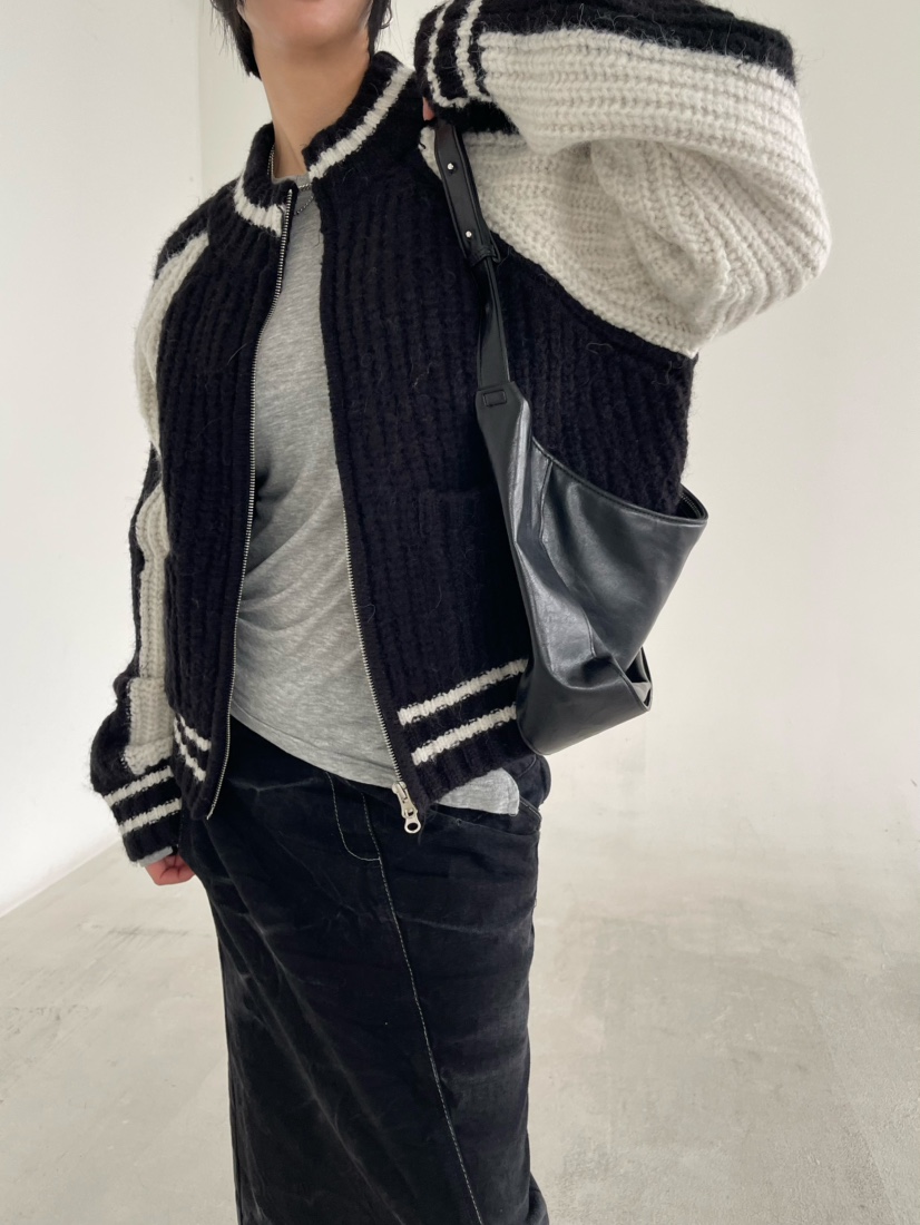 REIZ韓國代購㊣女裝新款時尚熱賣25秋冬推薦人氣休閑毛衣羊駝REIZ毛衣