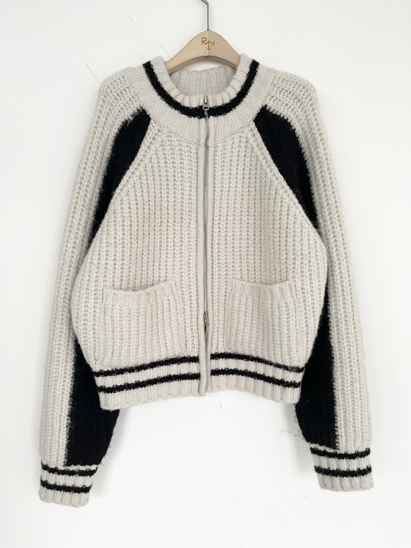 REIZ韓國代購㊣女裝新款時尚熱賣25秋冬推薦人氣休閑毛衣羊駝REIZ毛衣圖色1