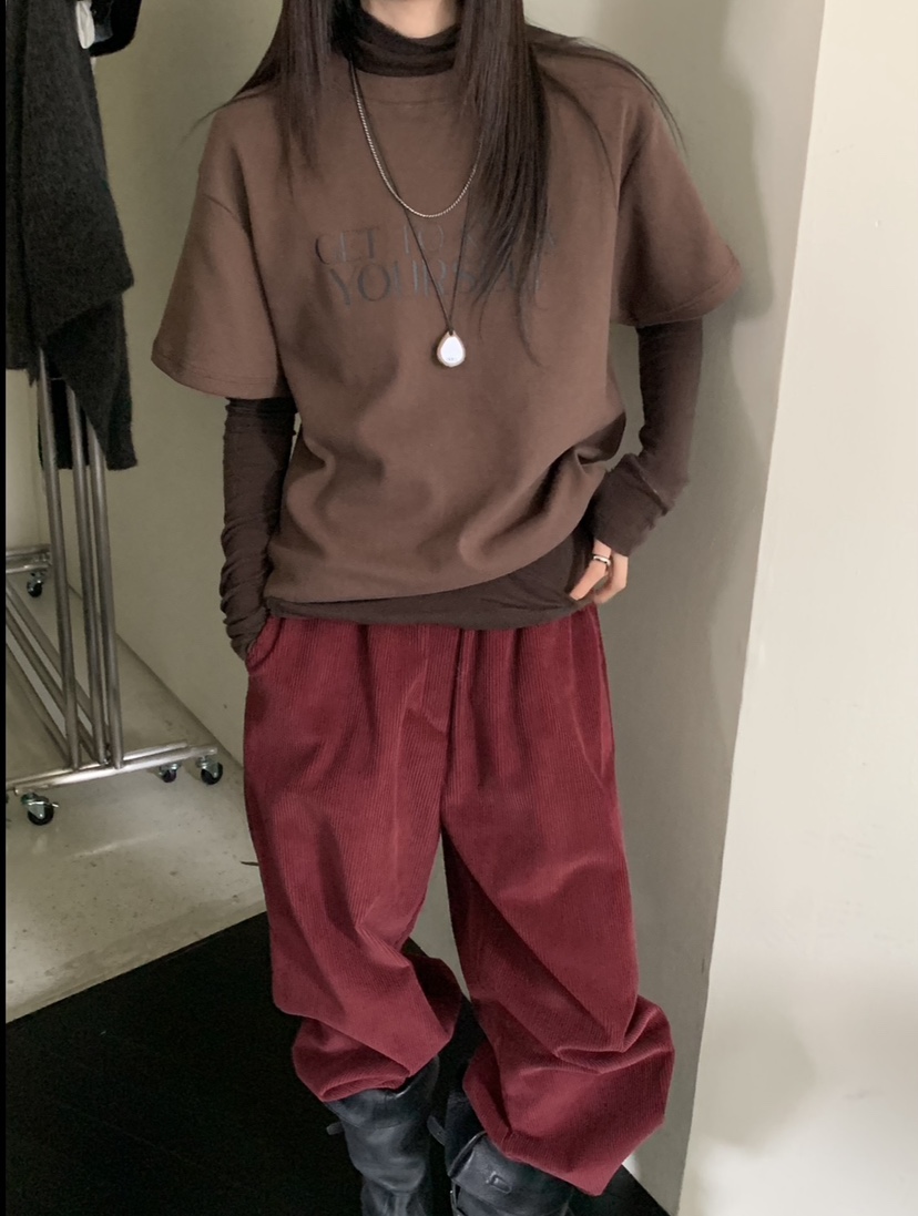 VAARA韓國代購㊣女士新款職業時尚25秋冬推薦休閑人氣熱賣T恤VAARAT恤