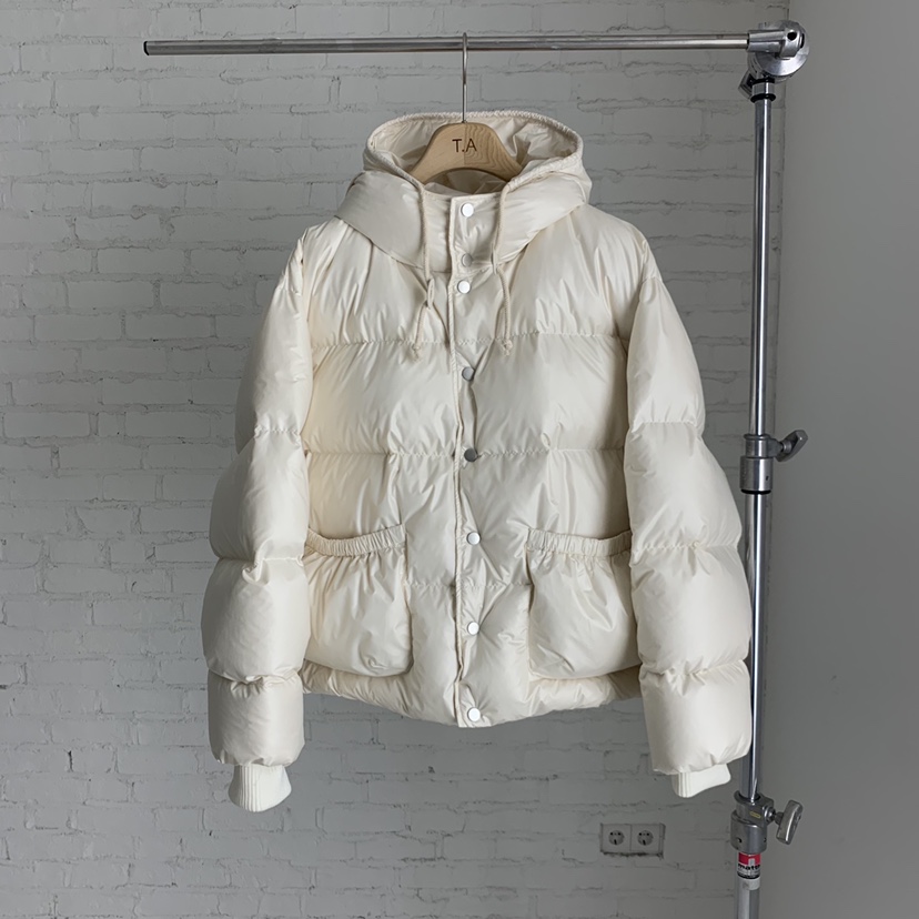 THE ABLE東大門㊣直郵女士新款25秋冬時尚職業短款羽絨服口袋THE ABLE/TA短款羽絨服圖色1