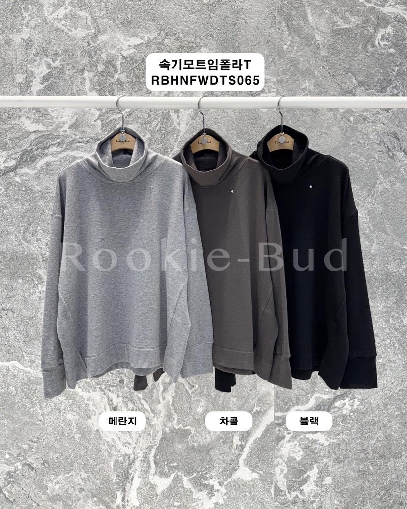 ROOKIE BUD東大門㊣代購女裝新款熱賣25秋冬人氣職業長袖T恤ROOKIE BUD-L長袖T恤