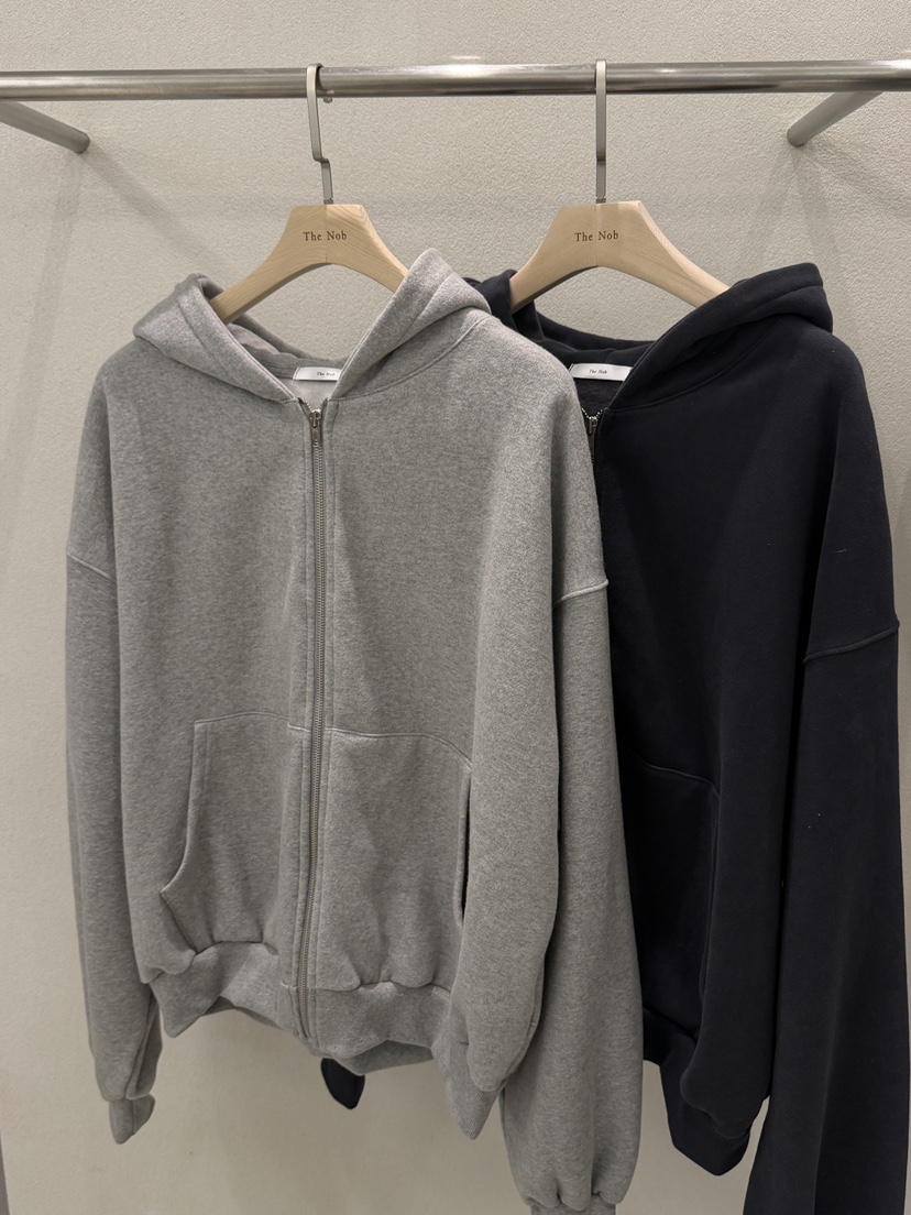 NOB東大門㊣代購女裝新品25秋冬人氣休閑職業熱賣衛衣羊皮兜帽NOB衛衣