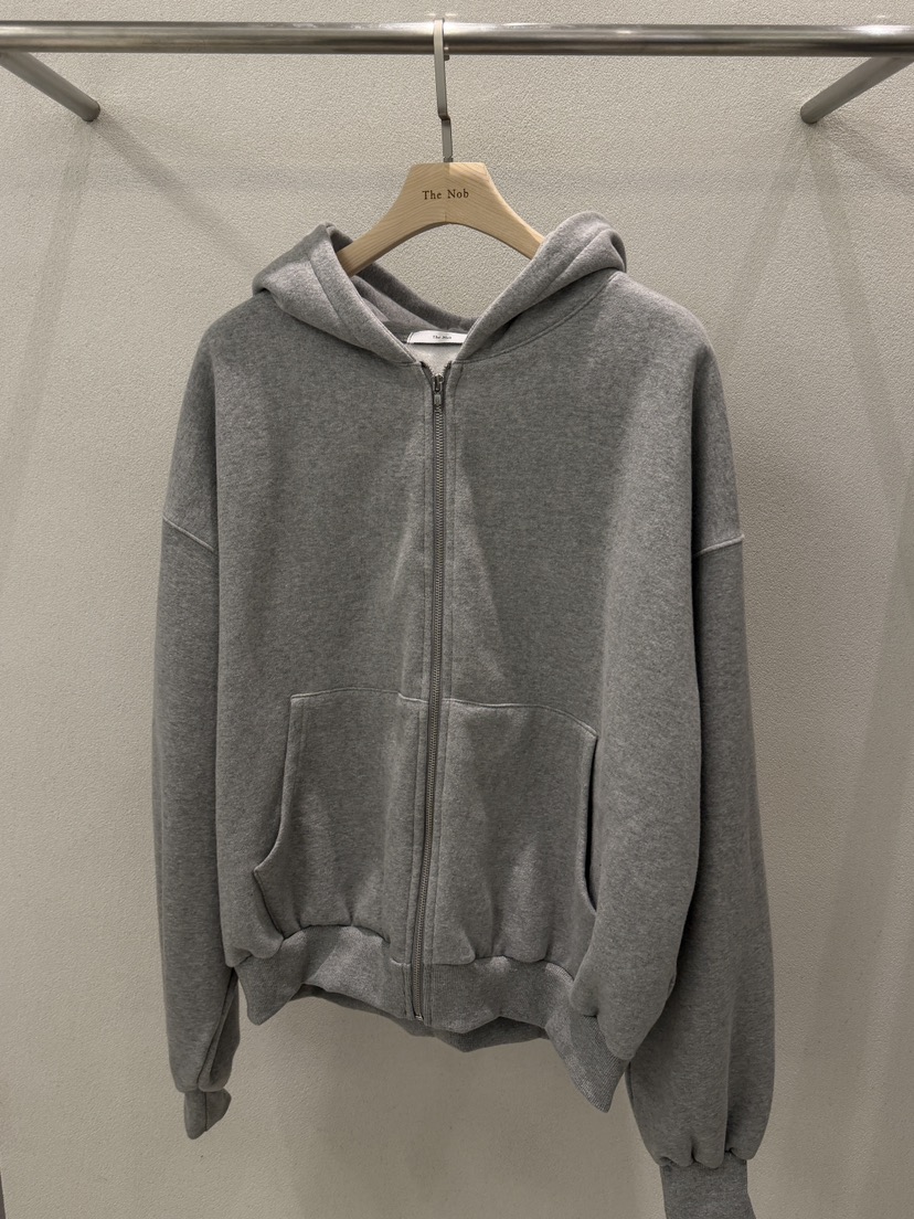 NOB東大門㊣代購女裝新品25秋冬人氣休閑職業熱賣衛衣羊皮兜帽NOB衛衣圖色1