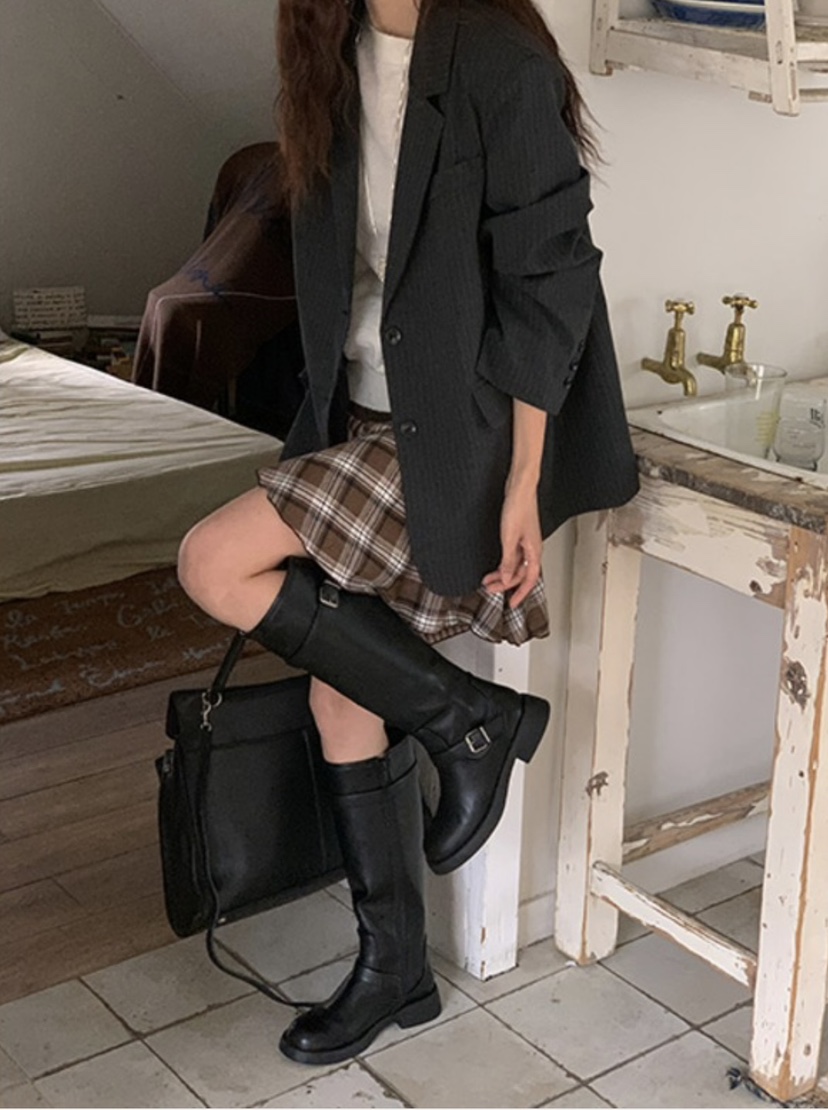 OPPA韓國直郵㊣女士新品職業人氣時尚休閑熱賣25秋冬推薦靴子OPPA靴子