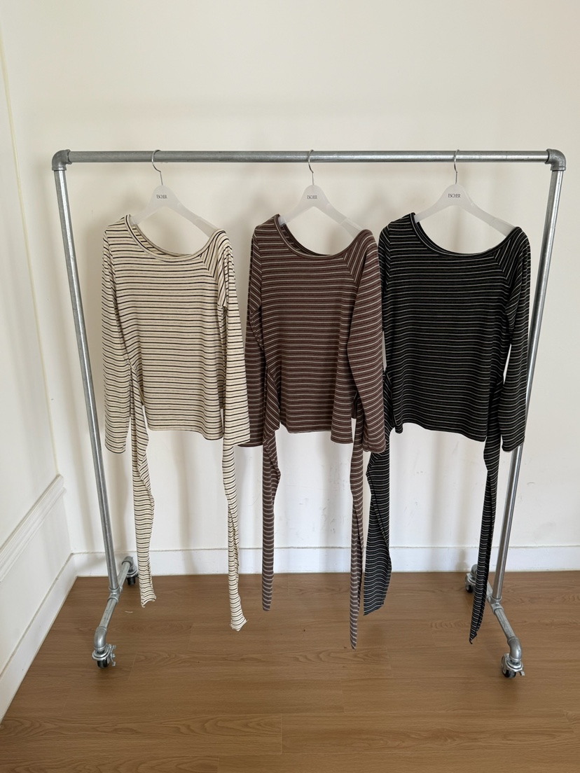 ESCHER東大門㊣代購女裝新品25秋冬熱賣時尚休閑推薦長袖T恤ESCHER長袖T恤