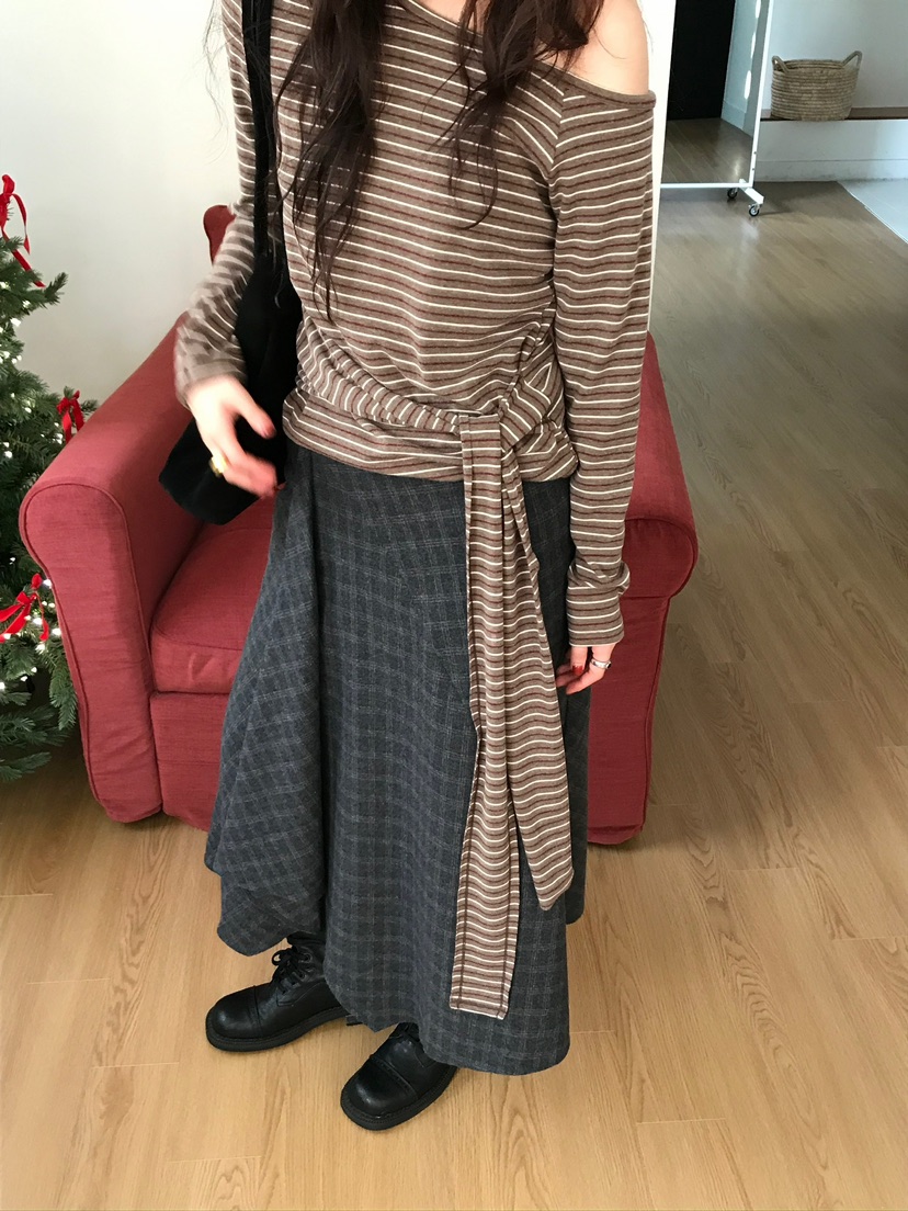 ESCHER東大門㊣代購女裝新品25秋冬熱賣時尚休閑推薦長袖T恤ESCHER長袖T恤