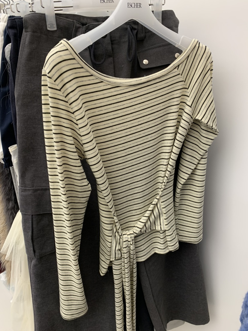 ESCHER東大門㊣代購女裝新品25秋冬熱賣時尚休閑推薦長袖T恤ESCHER長袖T恤圖色3