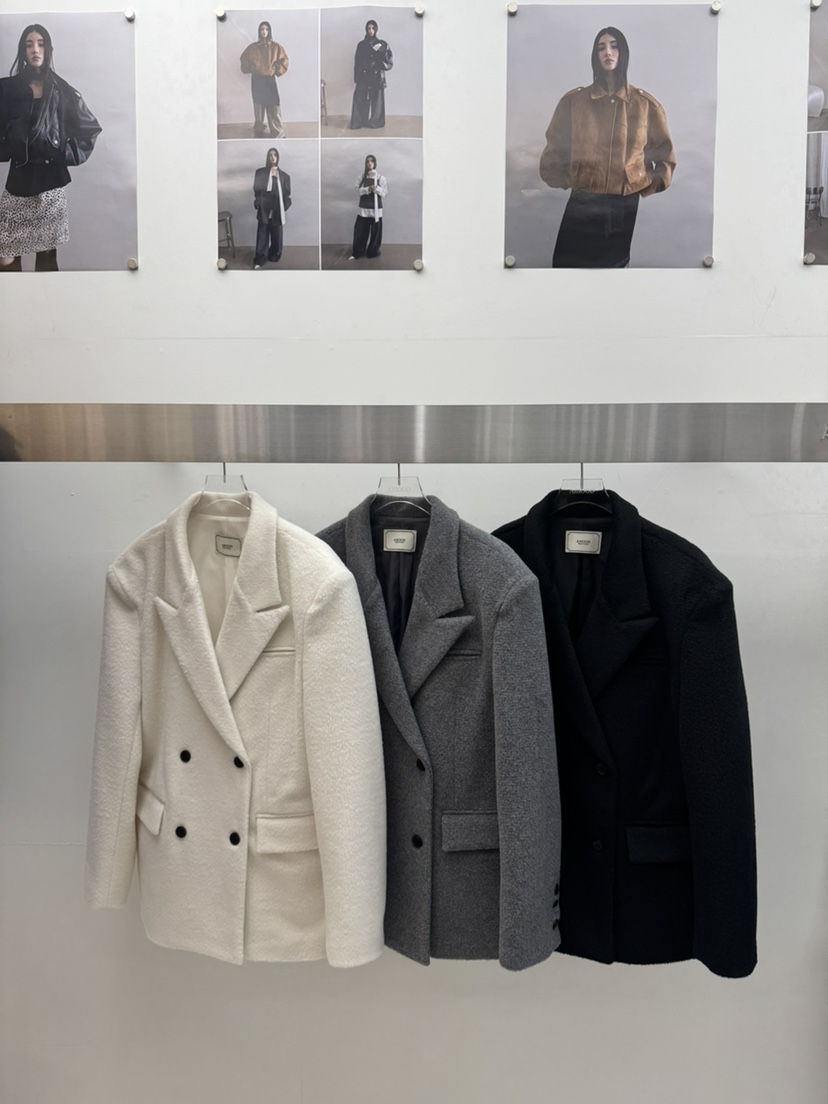 AMOOD東大門㊣實拍女裝新款人氣熱賣時尚25秋冬推薦夾克雙層AMOOD夾克