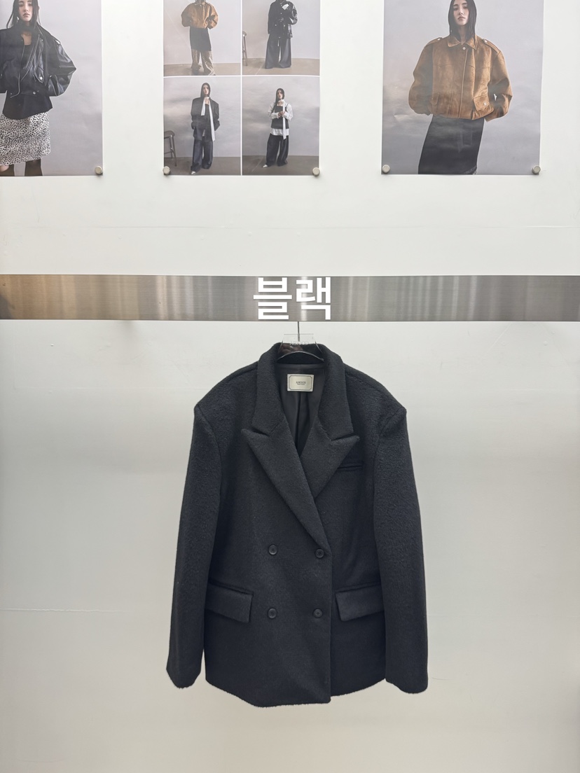 AMOOD東大門㊣實拍女裝新款人氣熱賣時尚25秋冬推薦夾克雙層AMOOD夾克圖色3