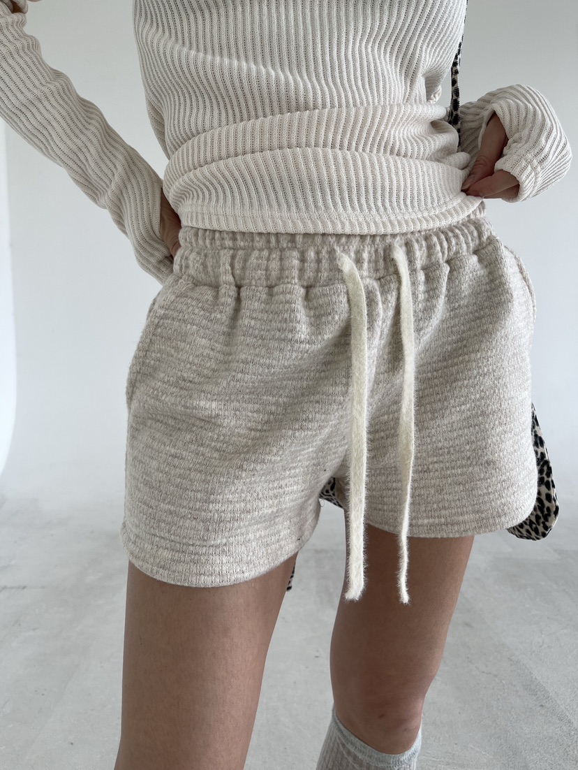 REIZ韓國代購㊣女士新款25秋冬熱賣推薦人氣時尚休閑短褲羊毛REIZ短褲