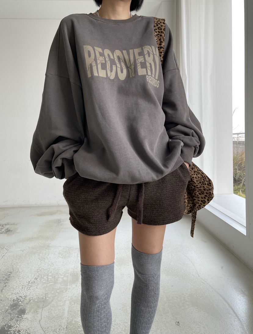 REIZ韓國代購㊣女士新款25秋冬熱賣推薦人氣時尚休閑短褲羊毛REIZ短褲