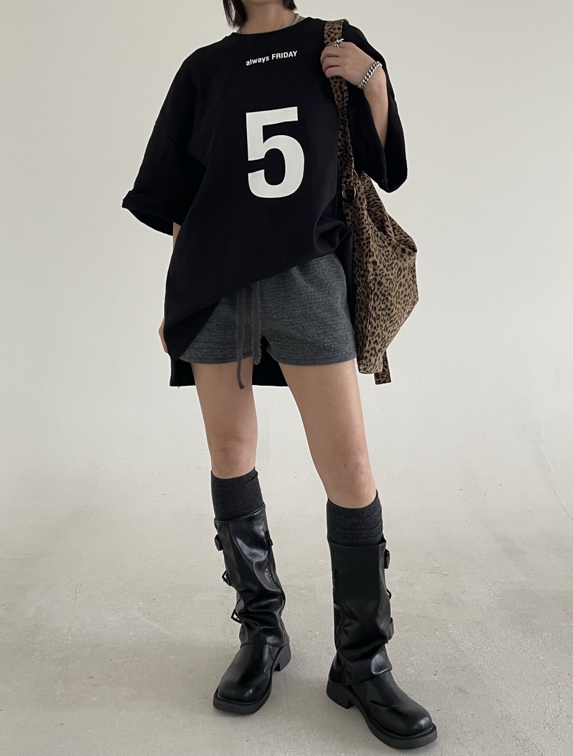 REIZ韓國代購㊣女士新款25秋冬熱賣推薦人氣時尚休閑短褲羊毛REIZ短褲