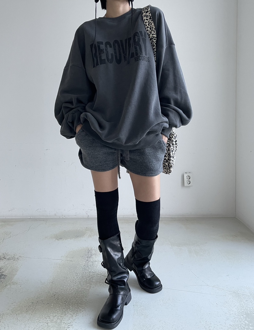 REIZ韓國代購㊣女士新款25秋冬熱賣推薦人氣時尚休閑短褲羊毛REIZ短褲