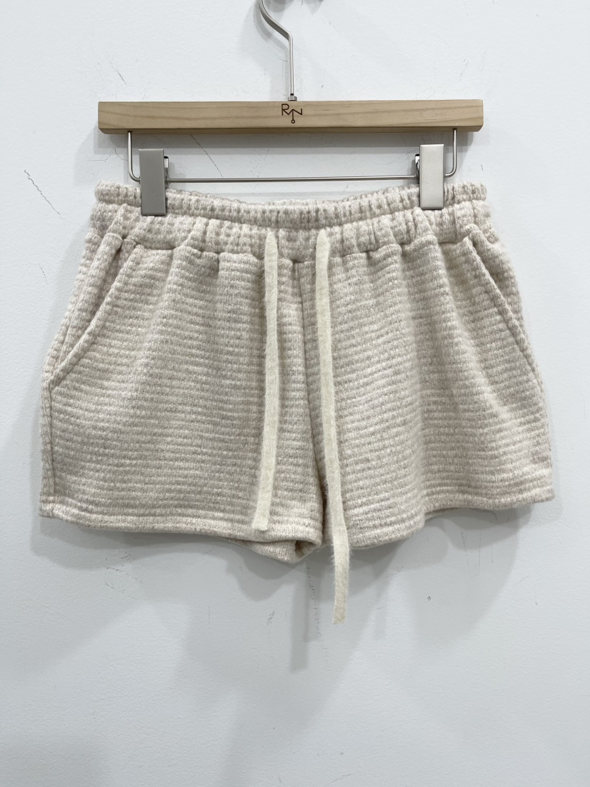 REIZ韓國代購㊣女士新款25秋冬熱賣推薦人氣時尚休閑短褲羊毛REIZ短褲圖色2
