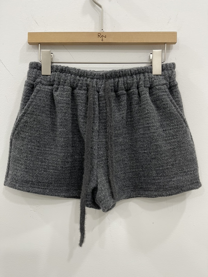 REIZ韓國代購㊣女士新款25秋冬熱賣推薦人氣時尚休閑短褲羊毛REIZ短褲圖色3