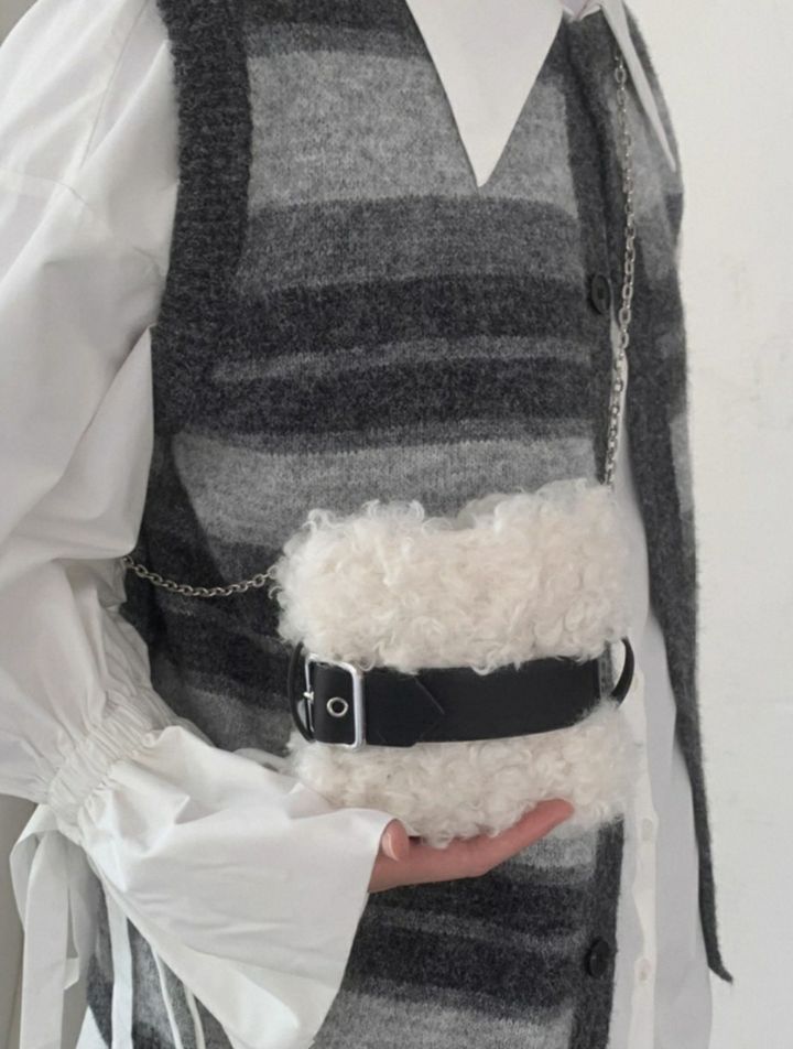 TROUVAILLE韓國代購㊣女裝新品熱賣職業休閑人氣單肩斜跨包TROUVAILLE單肩/斜跨包