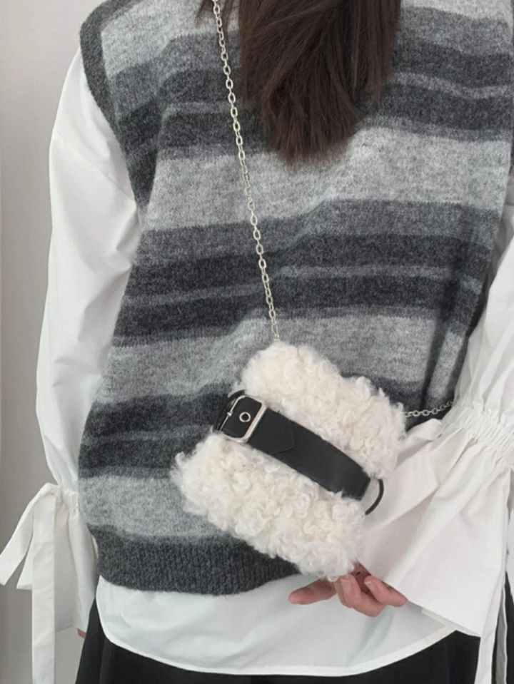 TROUVAILLE韓國代購㊣女裝新品熱賣職業休閑人氣單肩斜跨包TROUVAILLE單肩/斜跨包