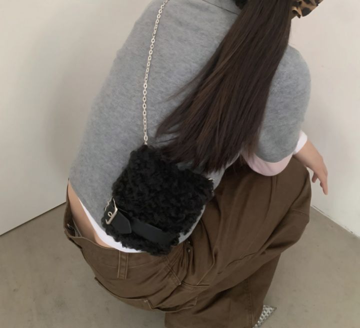 TROUVAILLE韓國代購㊣女裝新品熱賣職業休閑人氣單肩斜跨包TROUVAILLE單肩/斜跨包