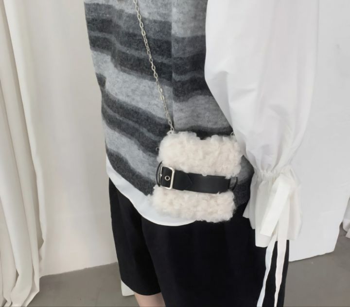 TROUVAILLE韓國代購㊣女裝新品熱賣職業休閑人氣單肩斜跨包TROUVAILLE單肩/斜跨包