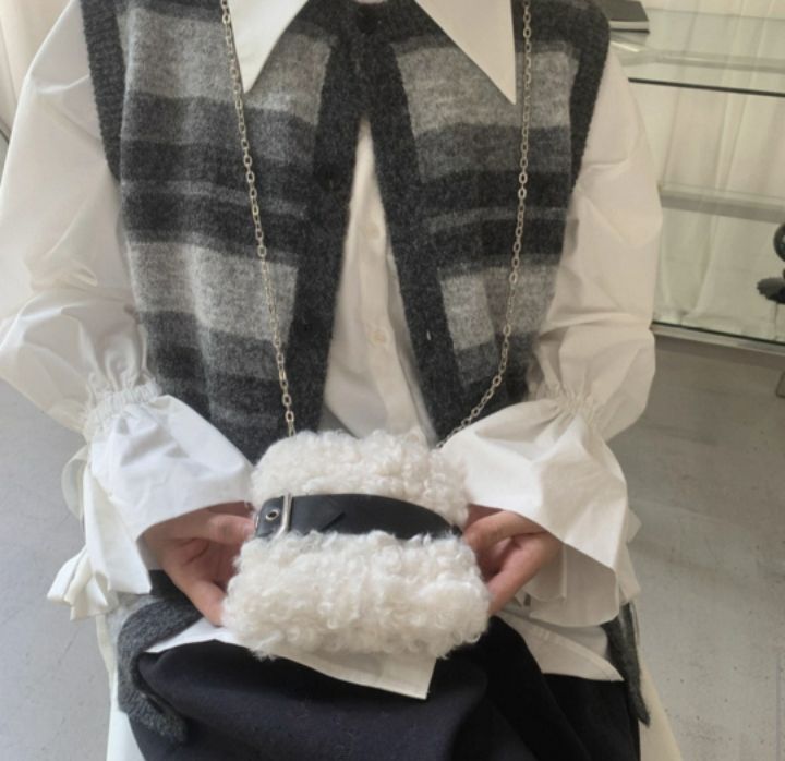 TROUVAILLE韓國代購㊣女裝新品熱賣職業休閑人氣單肩斜跨包TROUVAILLE單肩/斜跨包