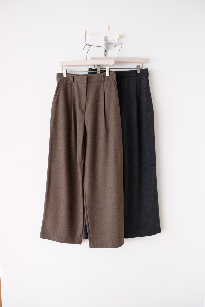 SORBET韓國代購㊣女士新品熱賣推薦職業25秋冬休閑休閑褲羊毛SORBET/flat white休閑褲