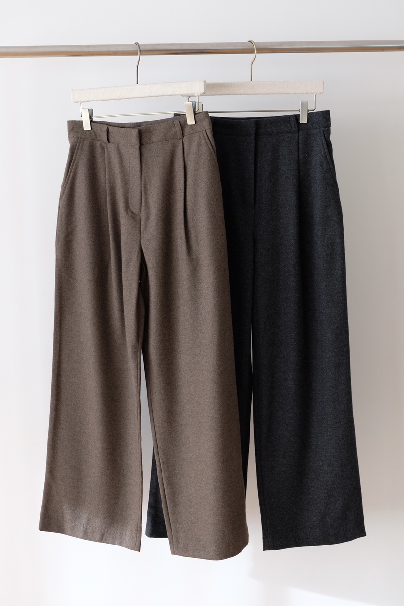 SORBET韓國代購㊣女士新品熱賣推薦職業25秋冬休閑休閑褲羊毛SORBET/flat white休閑褲