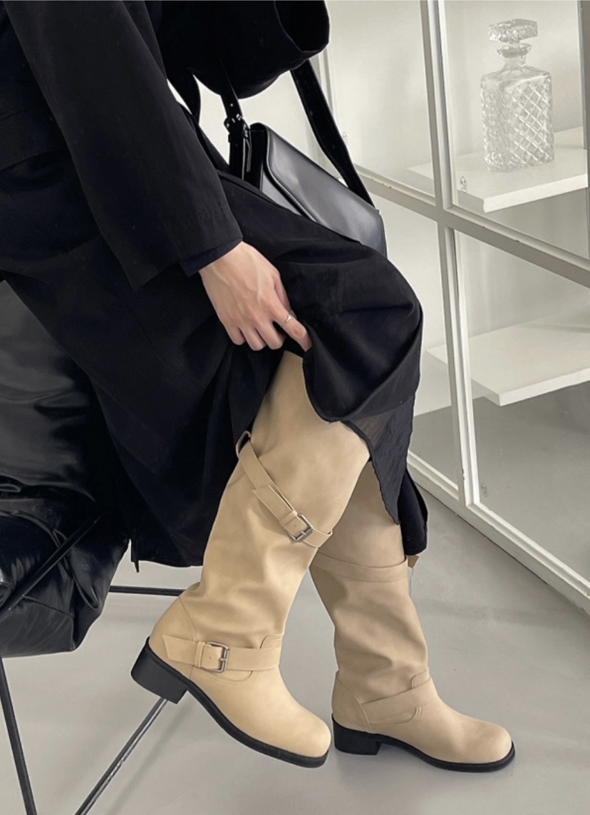 OPPA韓國代購㊣女士新品休閑熱賣職業25秋冬人氣推薦時尚靴子OPPA靴子