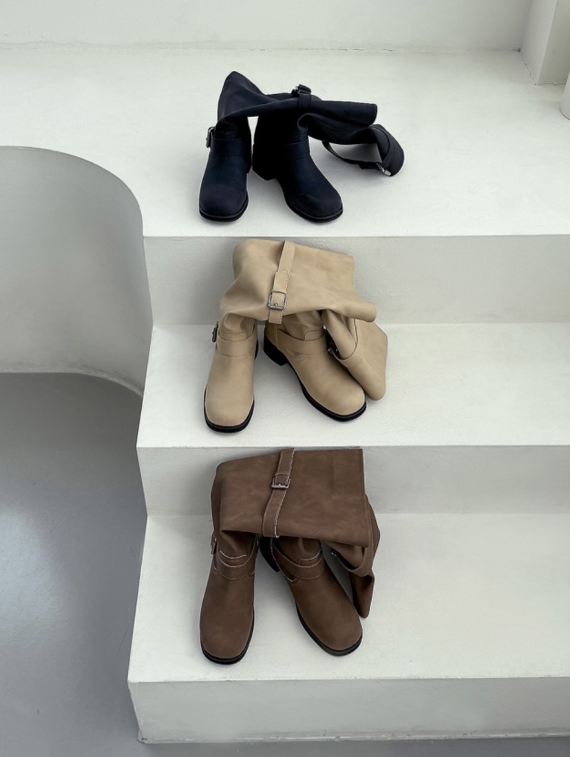 OPPA韓國代購㊣女士新品休閑熱賣職業25秋冬人氣推薦時尚靴子OPPA靴子