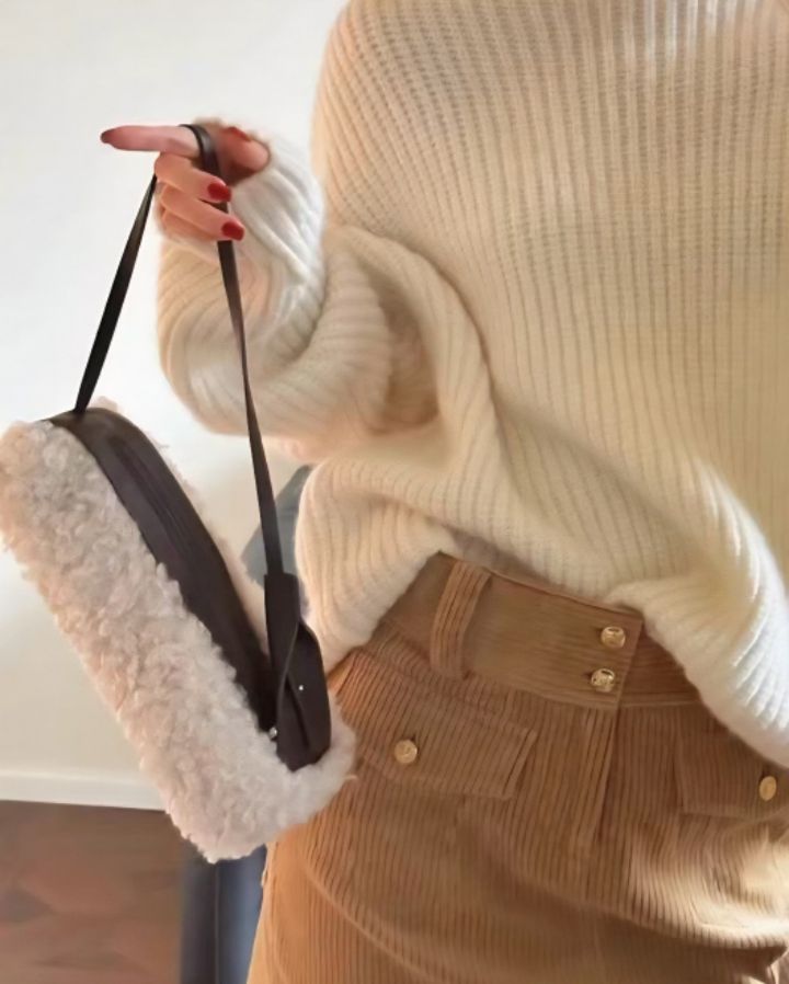 TROUVAILLE韓國直郵㊣女裝新品熱賣休閑人氣25秋冬單肩斜跨包TROUVAILLE單肩/斜跨包