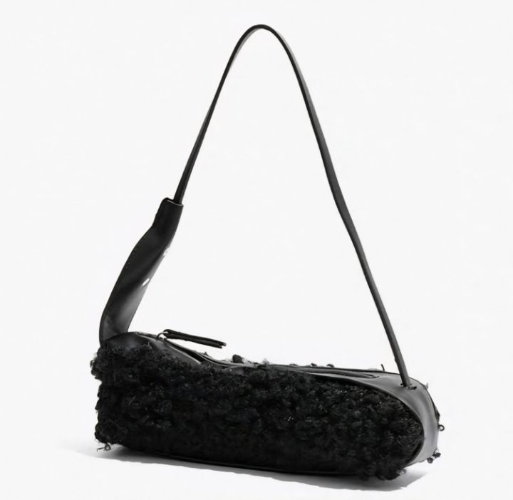 TROUVAILLE韓國直郵㊣女裝新品熱賣休閑人氣25秋冬單肩斜跨包TROUVAILLE單肩/斜跨包圖色1