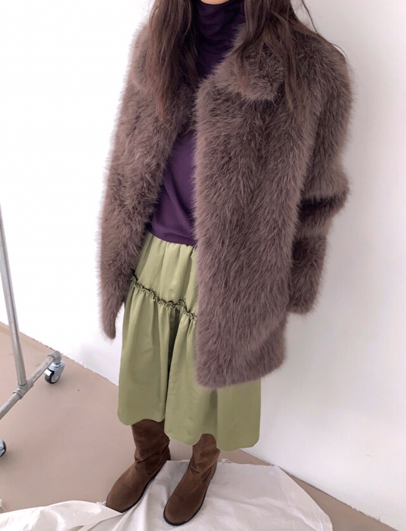 LETAILOR韓國代購㊣女裝新款休閑25秋冬人氣推薦半身裙中短裙LETAILOR半身裙/中短裙