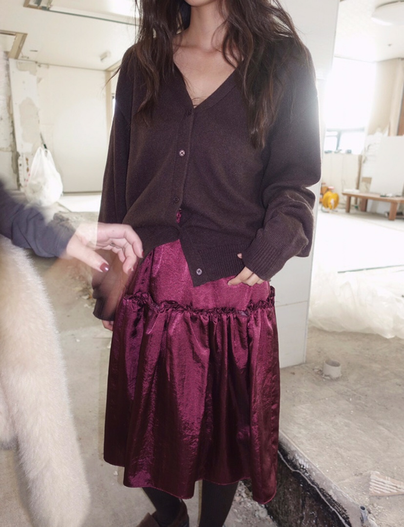 LETAILOR韓國代購㊣女裝新款休閑25秋冬人氣推薦半身裙中短裙LETAILOR半身裙/中短裙