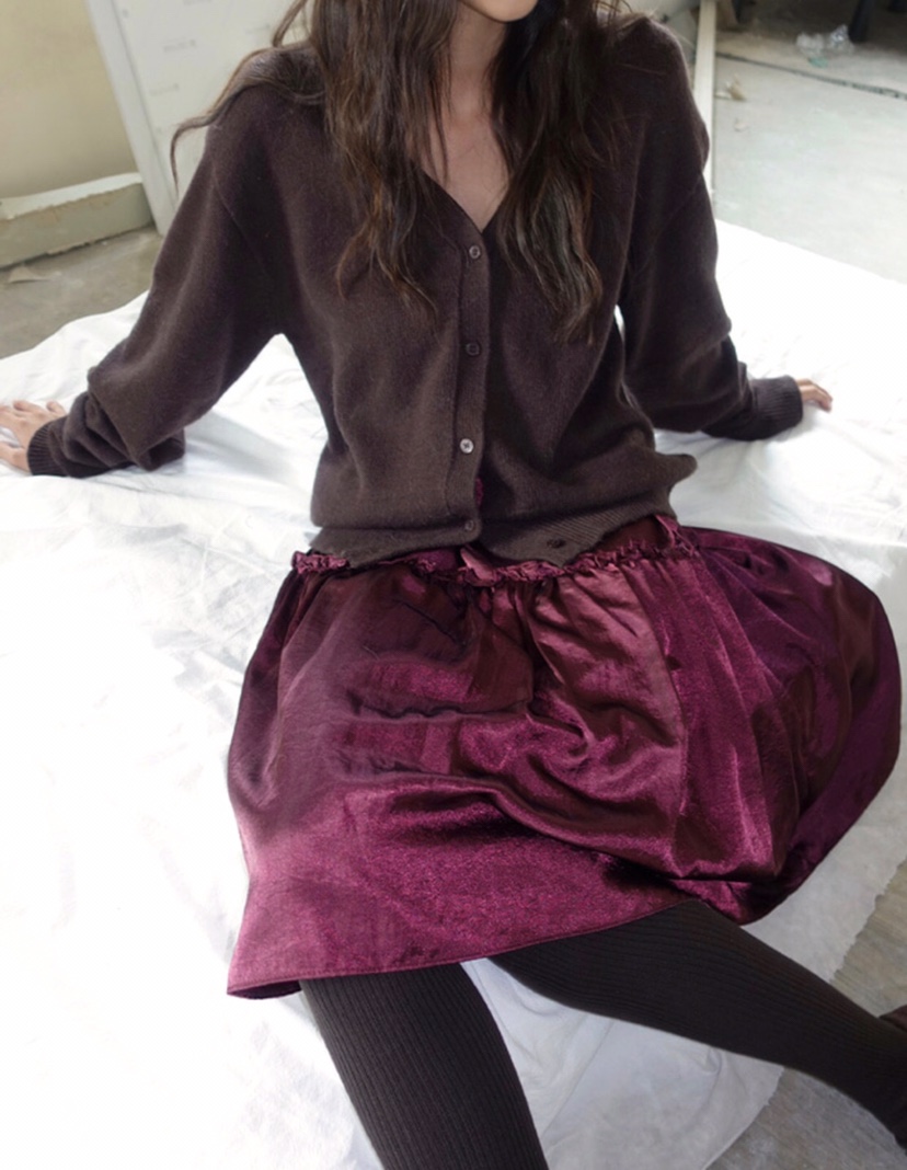 LETAILOR韓國代購㊣女裝新款休閑25秋冬人氣推薦半身裙中短裙LETAILOR半身裙/中短裙