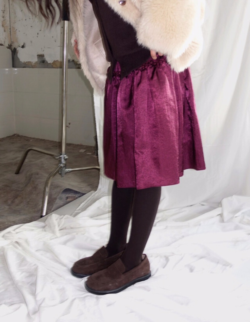 LETAILOR韓國代購㊣女裝新款休閑25秋冬人氣推薦半身裙中短裙LETAILOR半身裙/中短裙圖色2