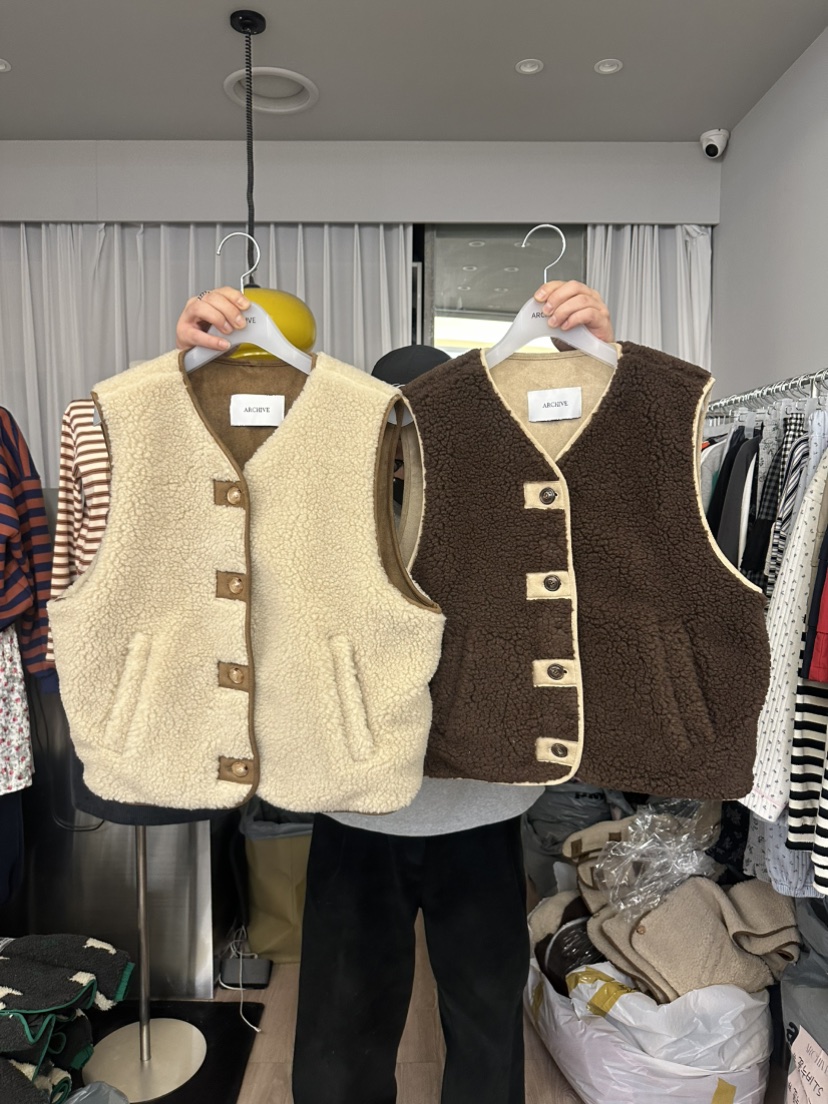 ARCHIVE-P東大門㊣實拍女士新款25秋冬職業人氣休閑熱賣馬甲ARCHIVE-P馬甲