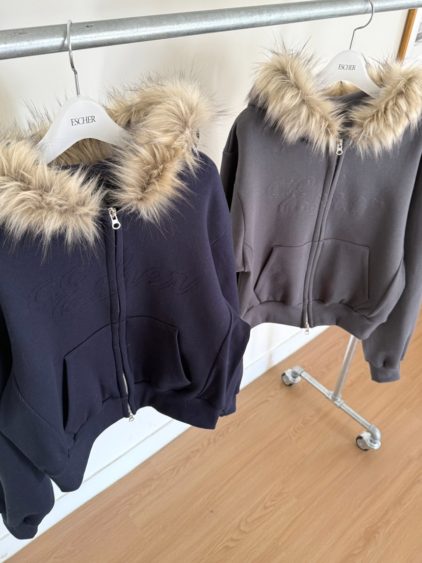 ESCHER東大門㊣實拍女裝新品推薦熱賣人氣時尚休閑夾克拉鏈ESCHER夾克