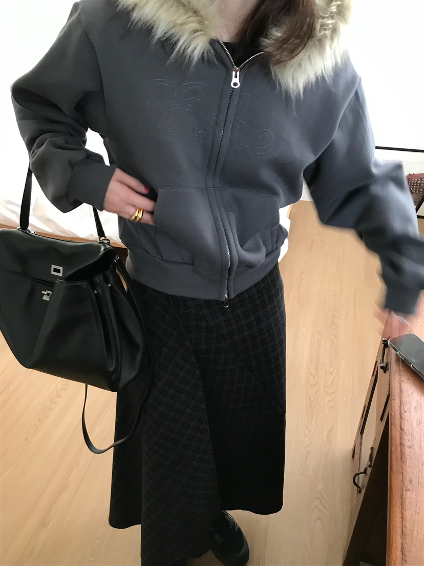 ESCHER東大門㊣實拍女裝新品推薦熱賣人氣時尚休閑夾克拉鏈ESCHER夾克