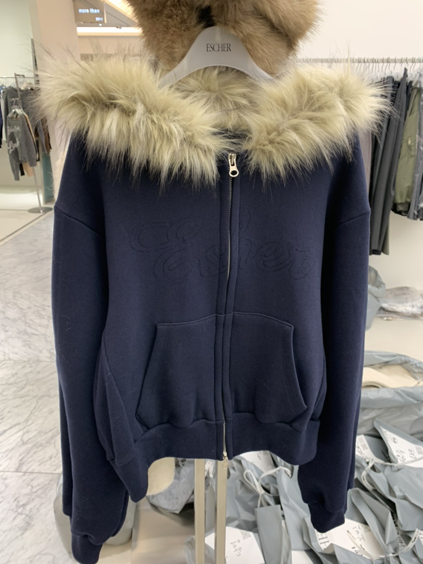 ESCHER東大門㊣實拍女裝新品推薦熱賣人氣時尚休閑夾克拉鏈ESCHER夾克圖色1