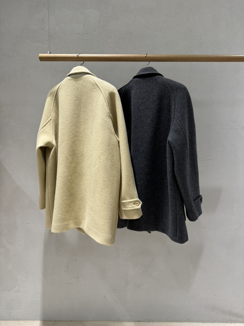 BAIE OUD/OFCEDRE韓國代購㊣女裝新款25秋冬中長款大衣羊毛雙層BAIE OUD/OFCEDRE中長款大衣