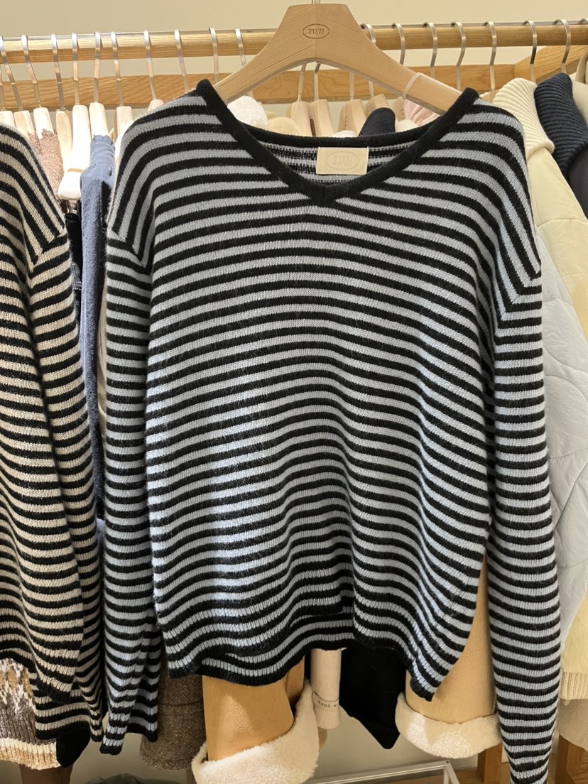 TIZZI東大門㊣實拍女士新款熱賣推薦人氣25秋冬職業長袖T恤TIZZI長袖T恤圖色1