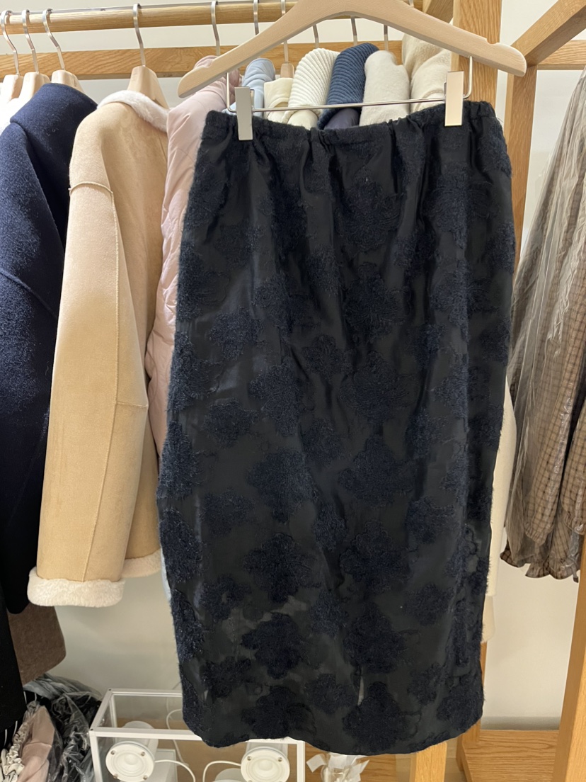 TIZZI東大門㊣實拍女士新款時尚25秋冬休閑熱賣半身裙中短裙TIZZI半身裙/中短裙圖色1