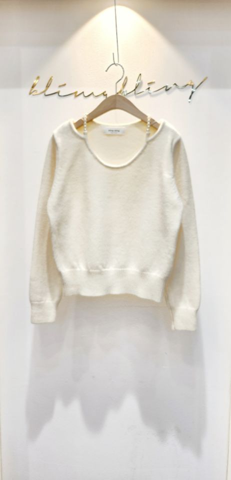 BLING BLING-S東大門㊣代購女士新款人氣時尚25秋冬針織衫BLING BLING-S針織衫圖色2