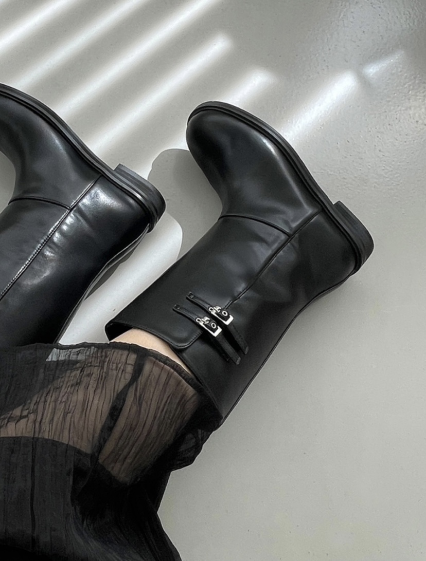 OPPA韓國直郵㊣女裝新款時尚熱賣職業推薦25秋冬休閑人氣靴子OPPA靴子